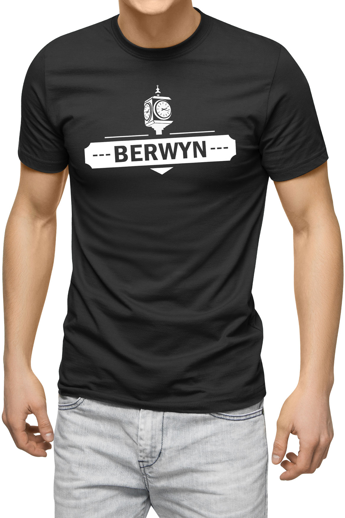 C-NECK NEGRO_BLANCO_RELOJ BERWYN