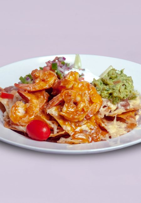 Nachos Con Camarones