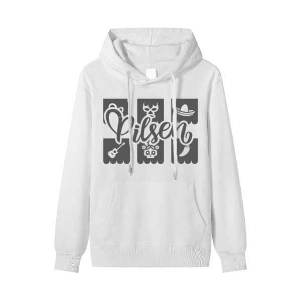 HOODIE BLANCO BANDERIN CE