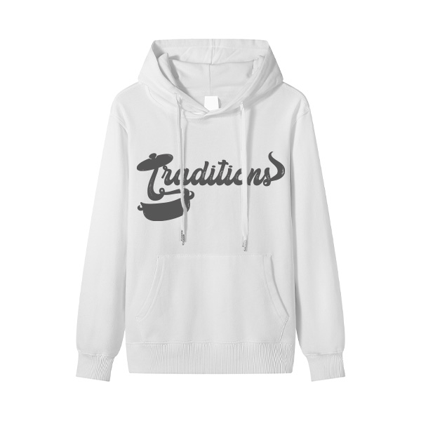 HOODIE BLANCO COMIDA