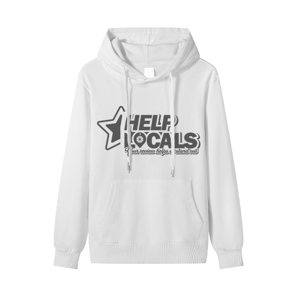HOODIE BLANCO HELPLOCALS