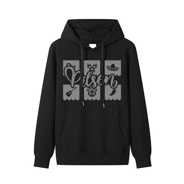 HOODIE NEGRO BANDERIN CE