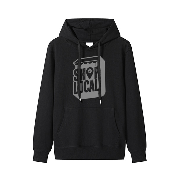 HOODIE NEGRO SHOP LOCAL