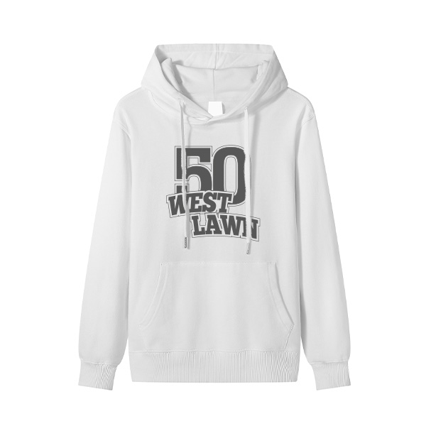 Hoodies blanco 50 WEST LAW