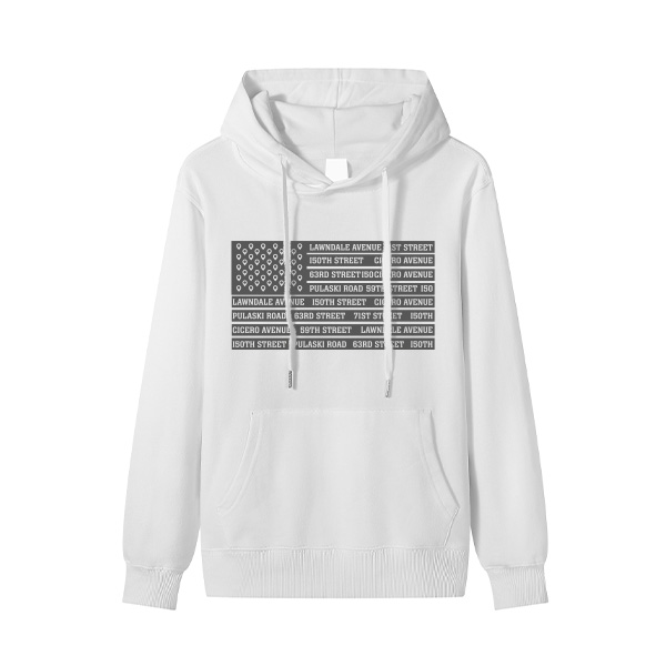 Hoodies blanco BANDERA