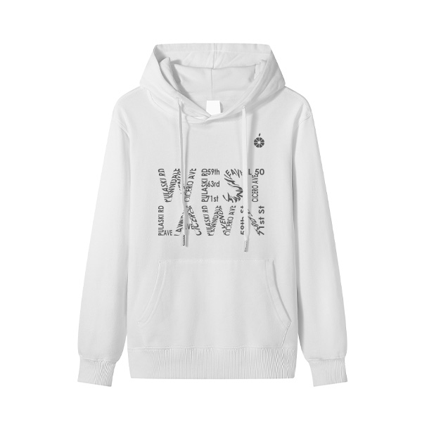 Hoodies blanco CALLES NAME
