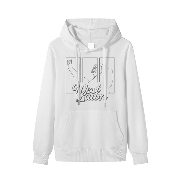 Hoodies blanco CUADROS IND