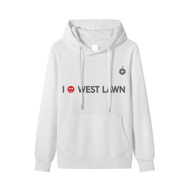 Hoodies blanco ILOVE