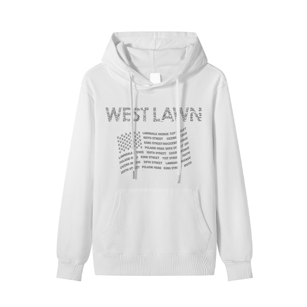 Hoodies blanco NAME BANDER