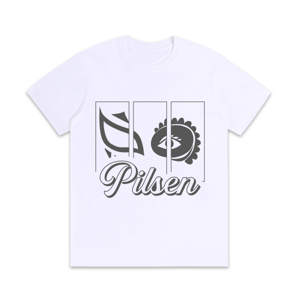 TSHIRT BLANCO 3CUADROS