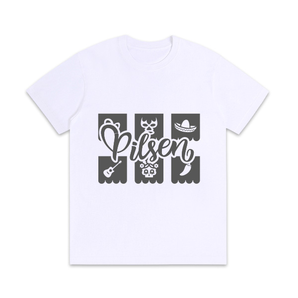 TSHIRT BLANCO BANDERIN CE