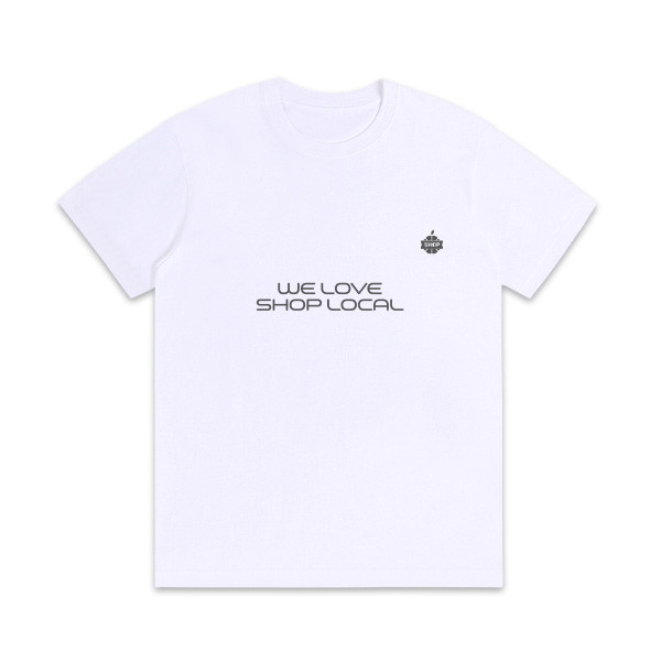 TSHIRT BLANCO LOVE SHOP