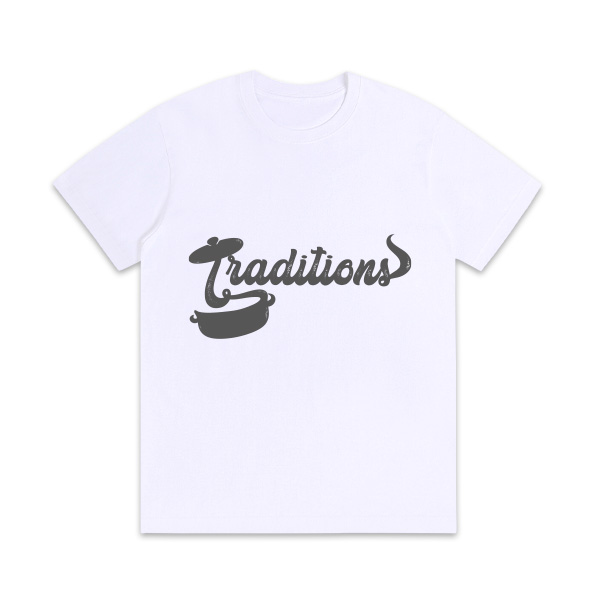 TSHIRT BLANCO TRADITIONS COMIDA