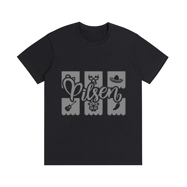 TSHIRT NEGRO BANDERIN CE