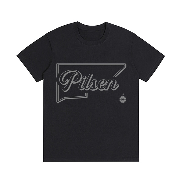 TSHIRT NEGRO MAPA PILSEN