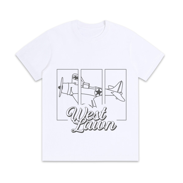 TShirt Blanco CUADROS AVI