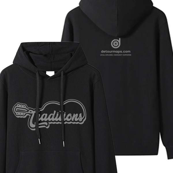 Unisex Hoodie Detour Maps – Music Traditions