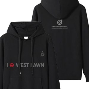 detour22 West Lawn I Love Hoodie