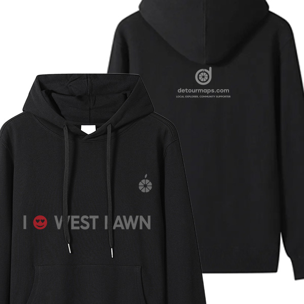 Unisex Hoodie West Lawn – I Love