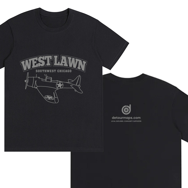 West Lawn Airplane Movement Tee _ Camiseta West Lawn Movimiento Aéreo